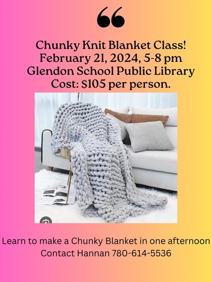 Chunky Knit Blanket Class